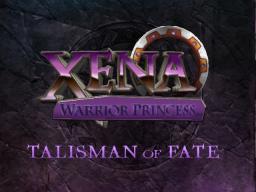 Xena Warrior Princess - The Talisman of Fate Title Screen